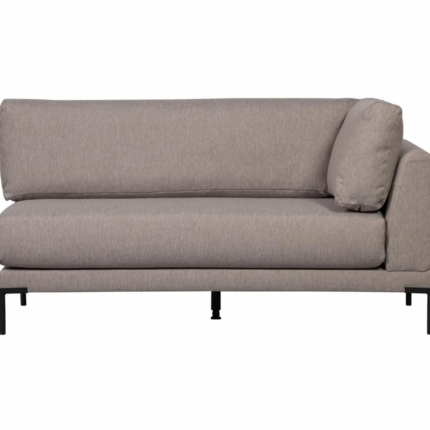 Online WOOOD Couple eetbank hoekelement lange zijde links Taupe