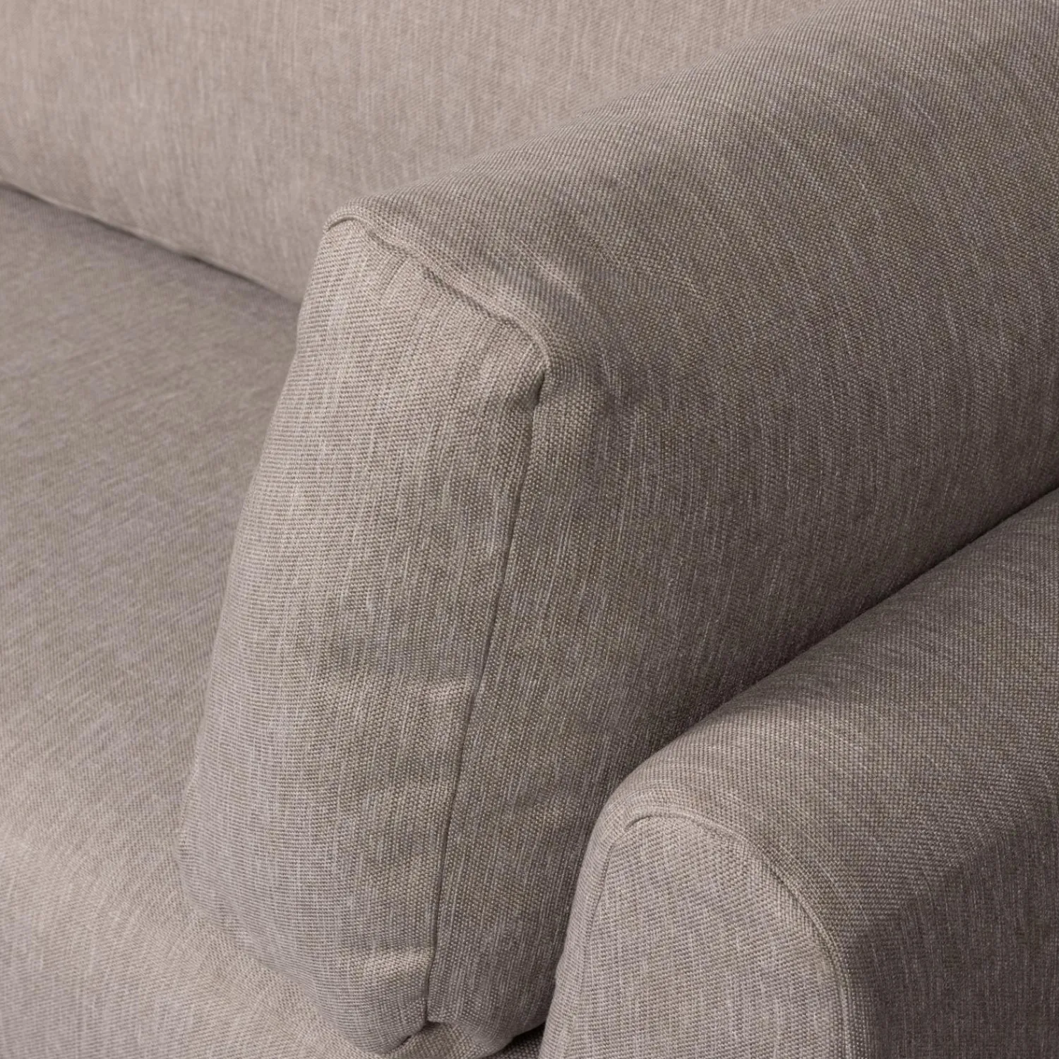 Online WOOOD Couple eetbank hoekelement lange zijde links Taupe