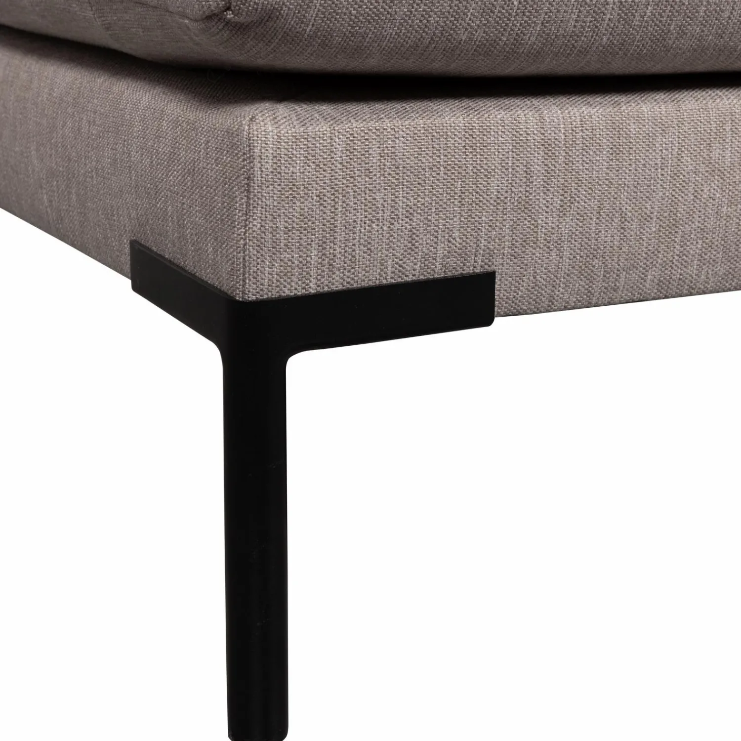 Online WOOOD Couple eetbank hoekelement lange zijde links Taupe