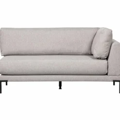 Outlet WOOOD Couple eetbank hoekelement lange zijde links Lichtgrijs