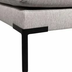 Outlet WOOOD Couple eetbank hoekelement lange zijde links Lichtgrijs