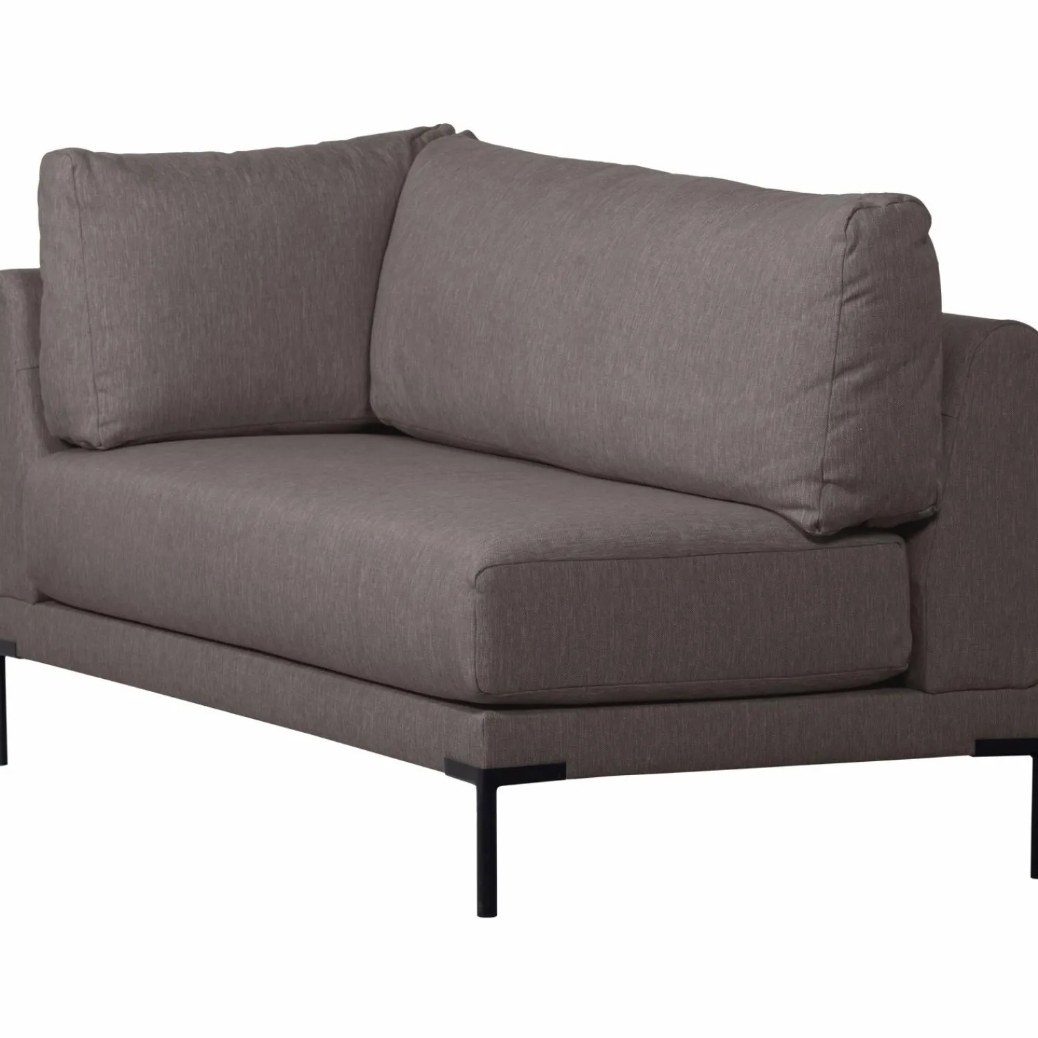 Sale WOOOD Couple eetbank hoekelement lange zijde rechts Grijs melange