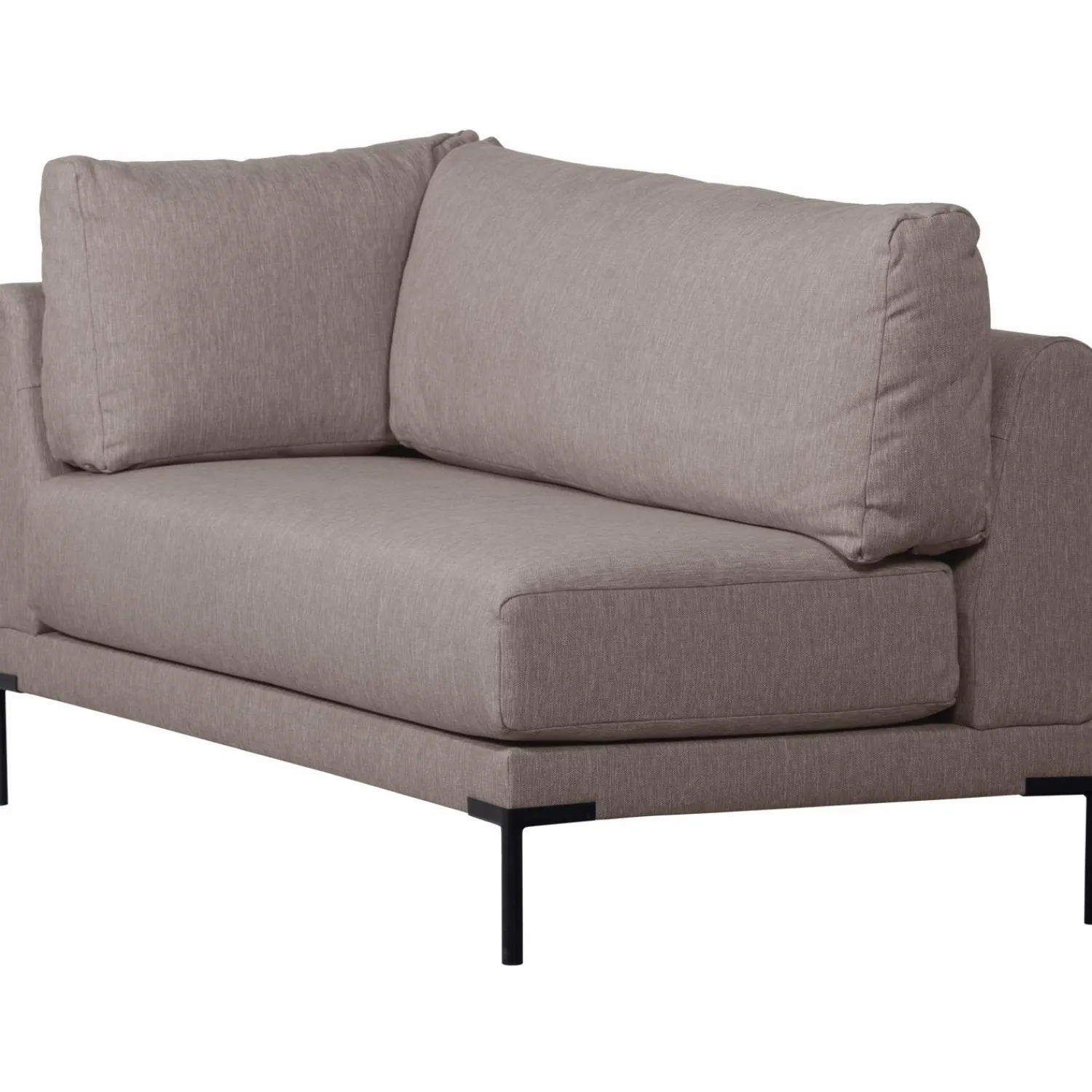 Sale WOOOD Couple eetbank hoekelement lange zijde rechts Taupe