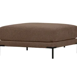 New WOOOD Couple poef 100 cm chocolade bruin Chocoladebruin