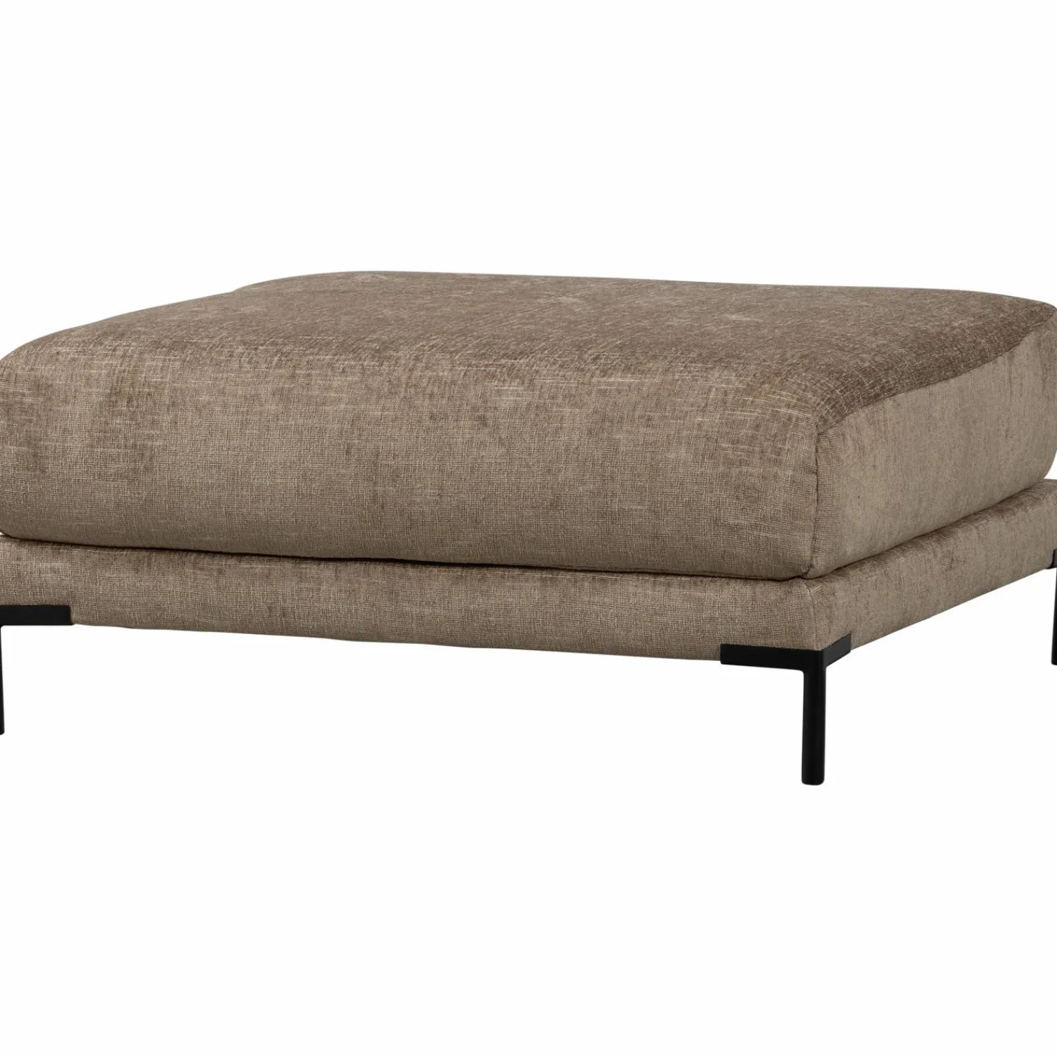 Hot WOOOD Couple poef 100 cm Mud melange