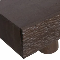 Online WOOOD Crumble Carved tv meubel mango hout walnoot