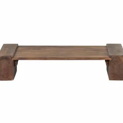 Outlet WOOOD Cuno salontafel laag hout donkerbruin