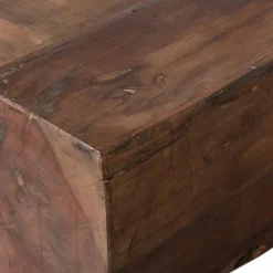 Outlet WOOOD Cuno salontafel laag hout donkerbruin