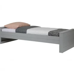 New WOOOD Dennis bed 90x200 cm grenen geborsteld Betongrijs