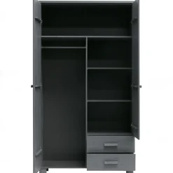 Best WOOOD Dennis kast met laden grenen Betongrijs