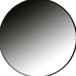 Best WOOOD Doutzen spiegel metaal ø80 cm Zwart