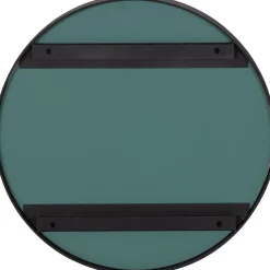 WOOOD Doutzen spiegel metaal zwart ø50 cm