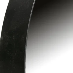 WOOOD Doutzen spiegel metaal zwart ø50 cm