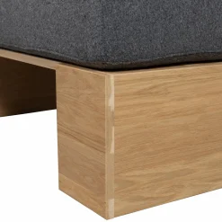 Sale WOOOD Eat Up muurbankje inclusief kussens denim eiken naturel Donkergrijs