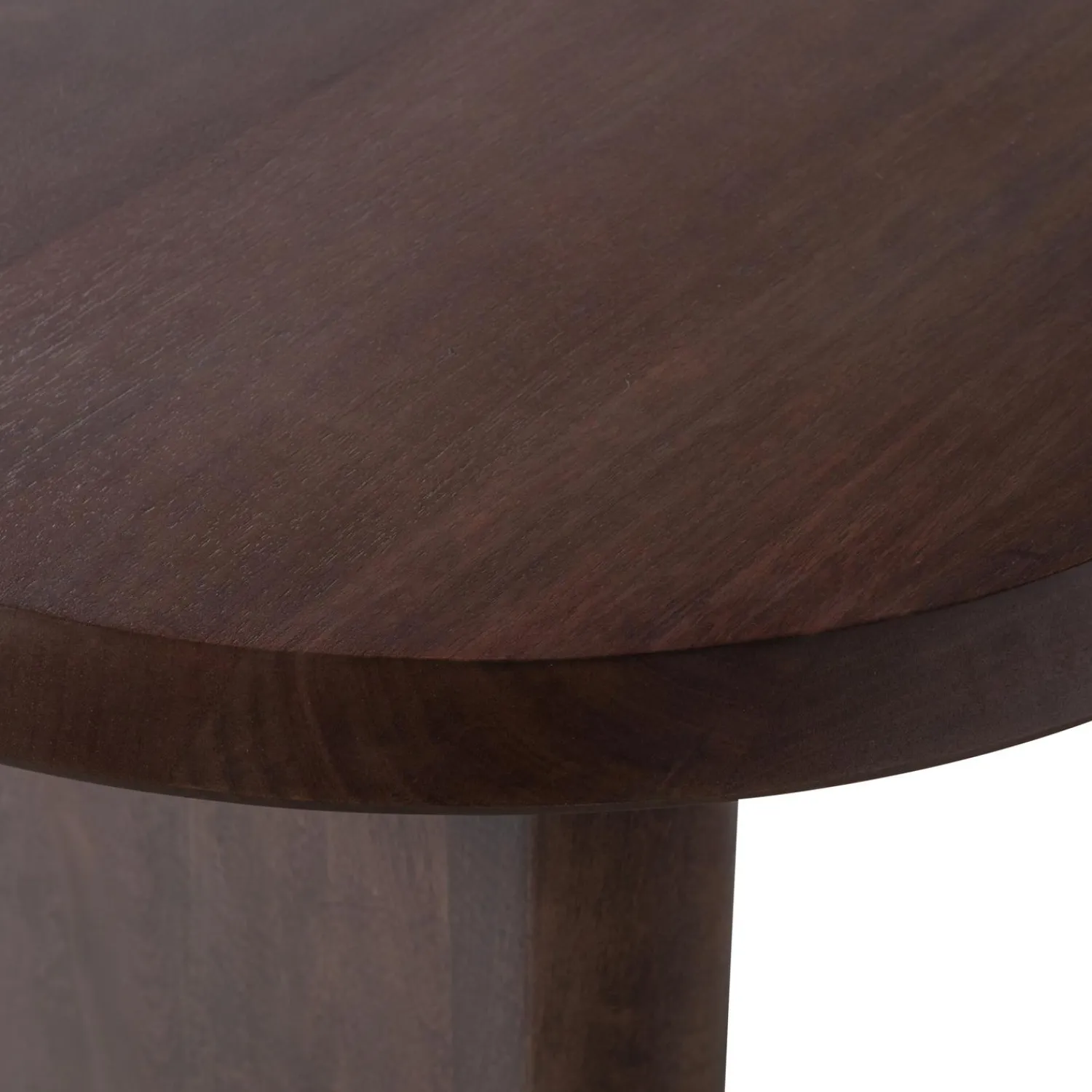 WOOOD Ellips eetkamertafel mango hout walnoot 90x240 cm