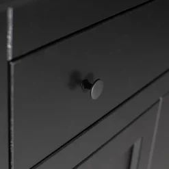 Clearance WOOOD Eva meidenkast grenen diep Zwart