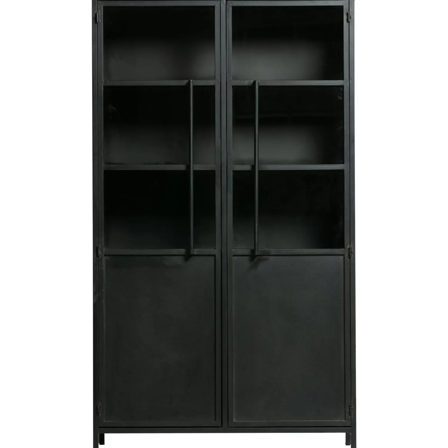 Outlet WOOOD Exhibit vitrinekast metaal Zwart