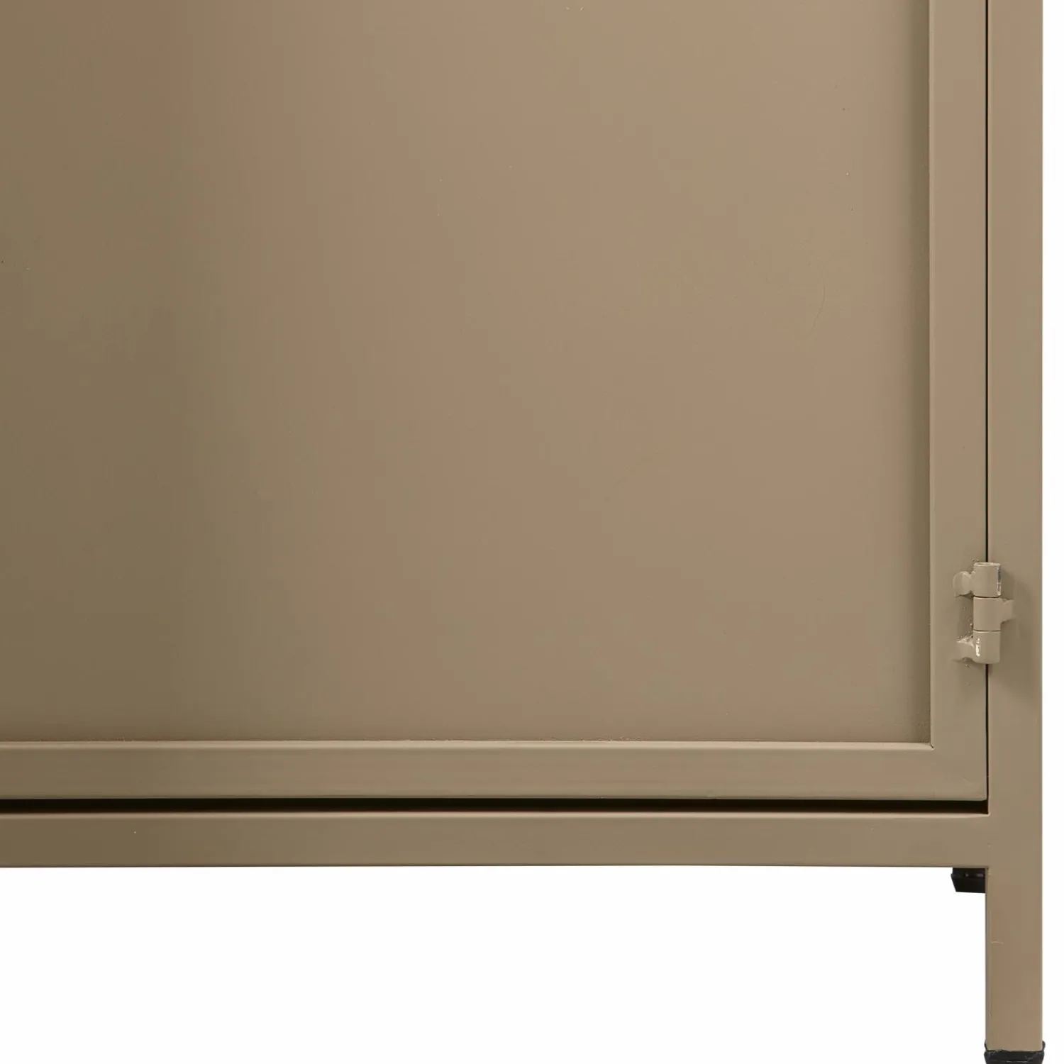 Outlet WOOOD Exhibit vitrinekast metaal Khaki