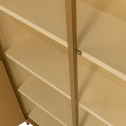 WOOOD Exhibit XL 2-deurs vitrinekast metaal Honinggeel