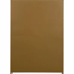 Online WOOOD Exhibit XL 3-deurs vitrinekast metaal Honinggeel