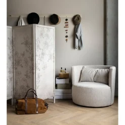 Best WOOOD Explore fauteuil bouclé Naturel