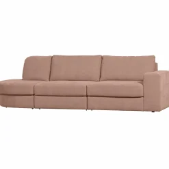 Sale WOOOD Family bank 2,5-zits ronding links Roze