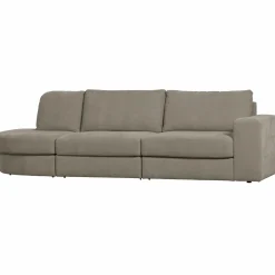 Discount WOOOD Family bank 2,5-zits ronding links Warm grijs