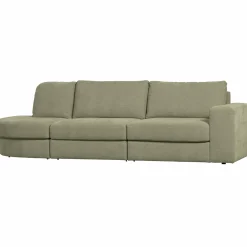 Hot WOOOD Family bank 2,5-zits ronding links Groen