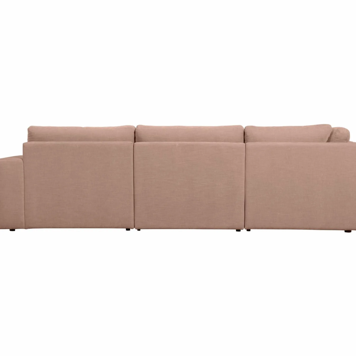 Discount WOOOD Family hoekbank ronding links Roze