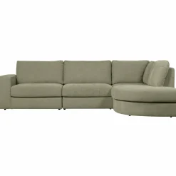 Outlet WOOOD Family hoekbank ronding rechts Groen