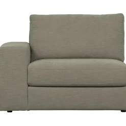 Online WOOOD Family 1-zits element met arm links Warm grijs