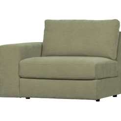 WOOOD Family 1-zits element met arm links Groen