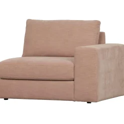 Discount WOOOD Family 1-zits element met arm rechts Roze