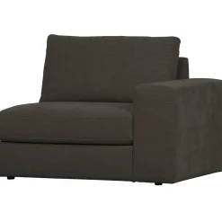 Outlet WOOOD Family 1-zits element met arm rechts Antraciet