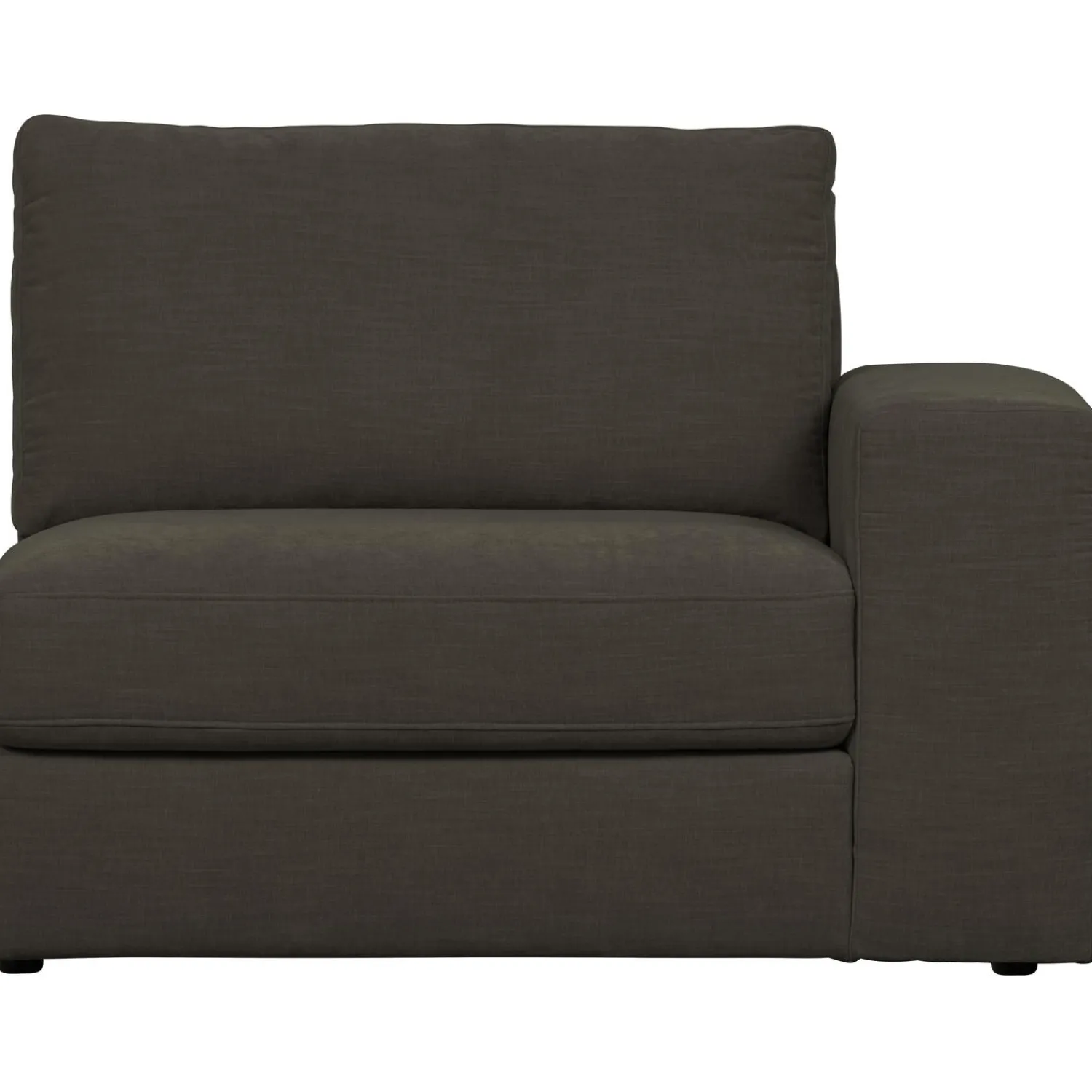 Outlet WOOOD Family 1-zits element met arm rechts Antraciet