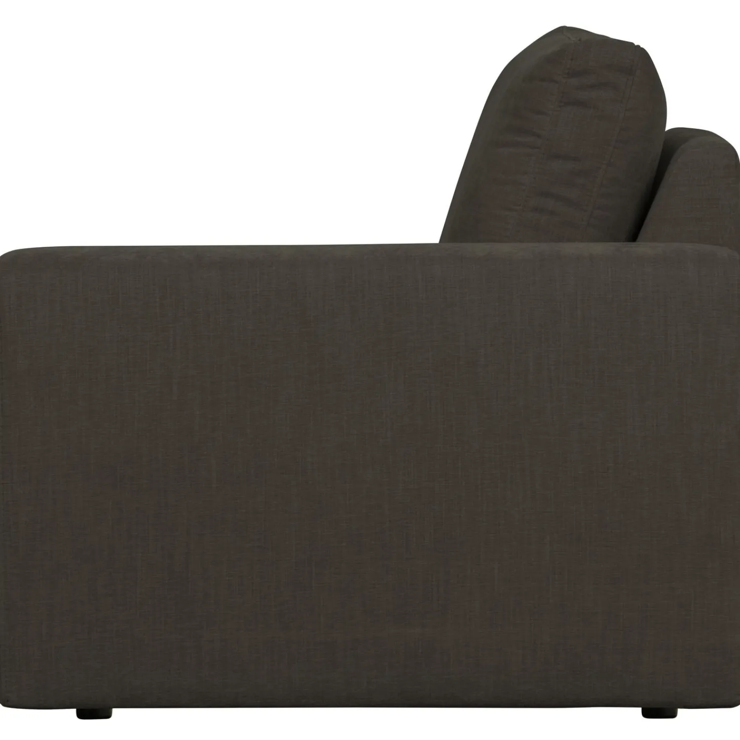 Outlet WOOOD Family 1-zits element met arm rechts Antraciet