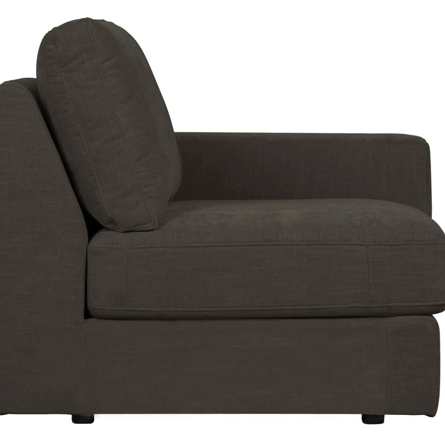 Outlet WOOOD Family 1-zits element met arm rechts Antraciet