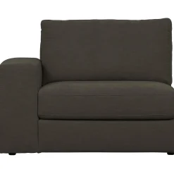 Discount WOOOD Family 1-zits element met arm links Antraciet