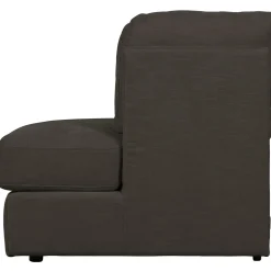 Hot WOOOD Family 1-zits element ronde hoek rechts Antraciet