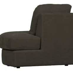 Hot WOOOD Family 1-zits element ronde hoek rechts Antraciet