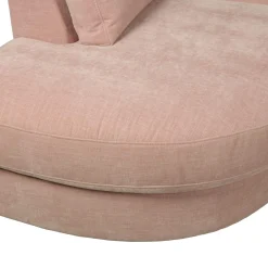 Hot WOOOD Family 1-zits element ronde hoek links Roze