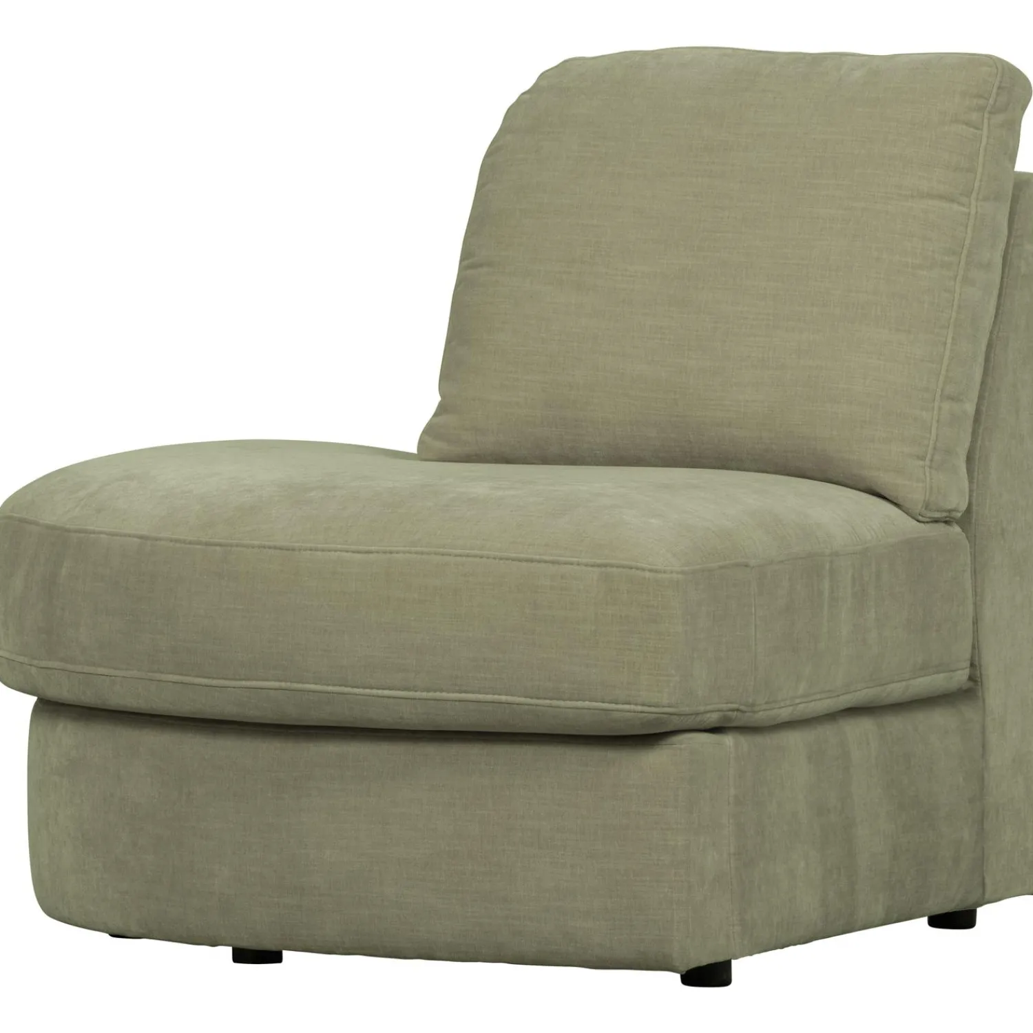 New WOOOD Family 1-zits element ronde hoek links Groen