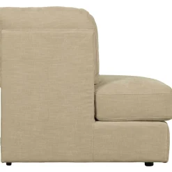 WOOOD Family 1-zits element ronde hoek links Zand