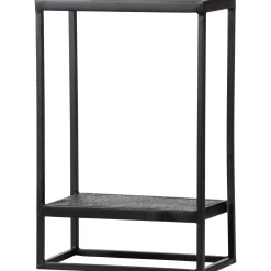 Hot WOOOD Febe wandrek tuin verticaal metaal zwart