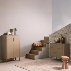 Discount WOOOD Fedde bijzettafel metaal oud roze