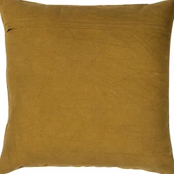 Hot WOOOD Feis kussens velvet roze/naturel - set van 3