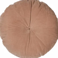 Hot WOOOD Feis kussens velvet roze/naturel - set van 3