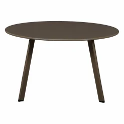 Hot WOOOD Fer tuin bijzettafel ø70 cm metaal Donkerbruin