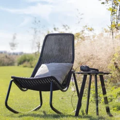 New WOOOD Fer tuin bijzettafel ø40 cm metaal Zwart