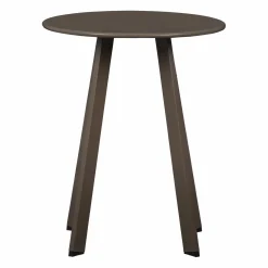 Clearance WOOOD Fer tuin bijzettafel ø40cm metaal Donkerbruin